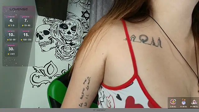 Chat +18 de ImSophieFox ao vivo