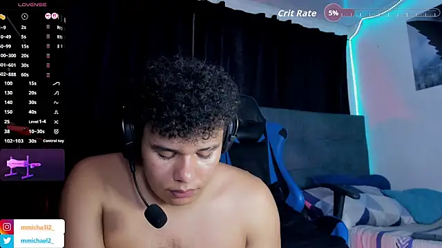 michael_iron 网络视讯表演