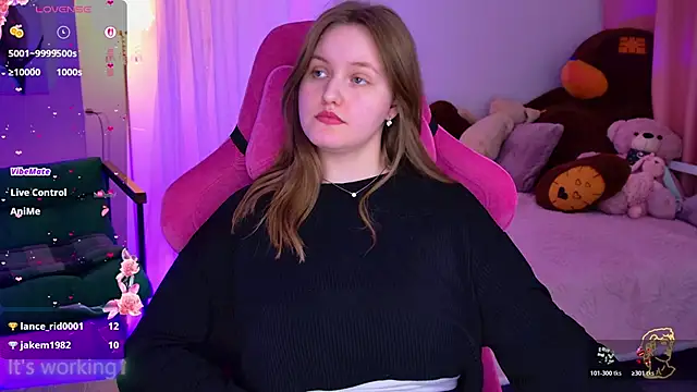 Show de KellyPoter na webcam