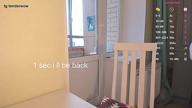 Tenderalise Chat XXX in diretta