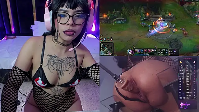 Show webcam de Nyveth