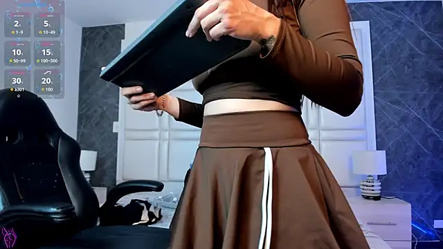 charlottewhitte élő XXX-chatje