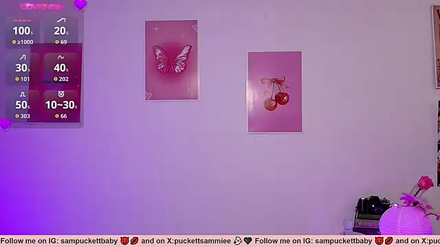 Sampuckettbaby's Live XXX Chat