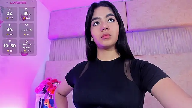 Show de _kyraa_ na webcam