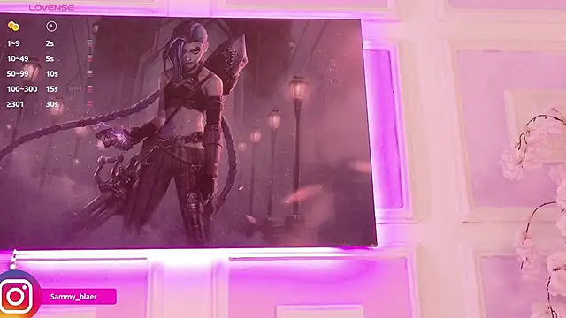 Chat XXX ao vivo de Sammyblaer