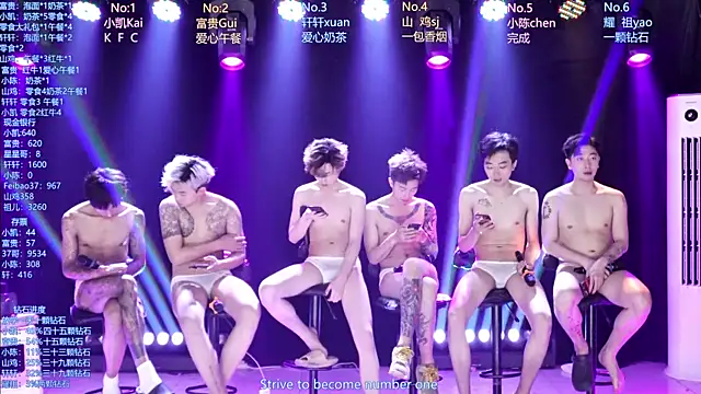 AOA-boyのウェブカメラショー