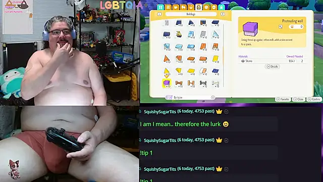 geekycastillo: διαδικτυακό σόου στην κάμερα