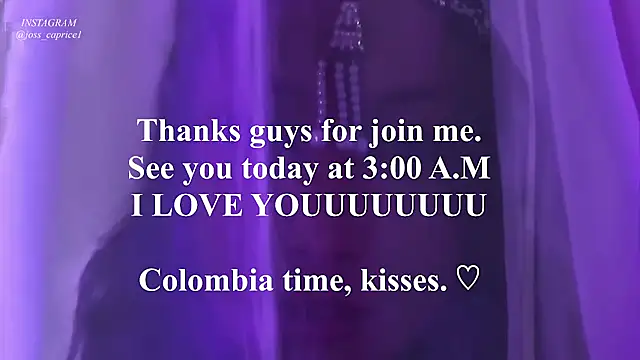 joss_caprice Adlı Modelin Canlı XXX Sohbeti