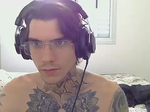 Show de smokingink na webcam