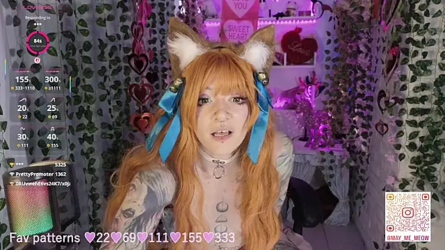 Show webcam de Mee-Meow