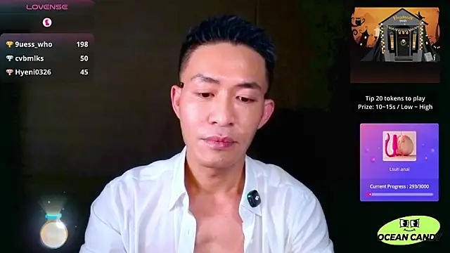 OceanCandyのウェブカメラショー