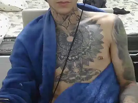 Show de smokingink na webcam