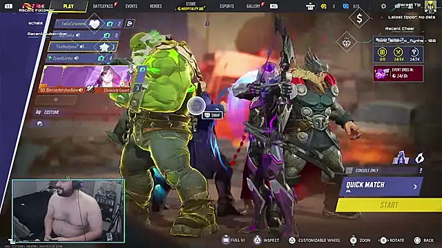 Show webcam de bottombeargaming