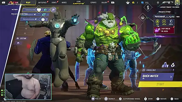 Show webcam de bottombeargaming