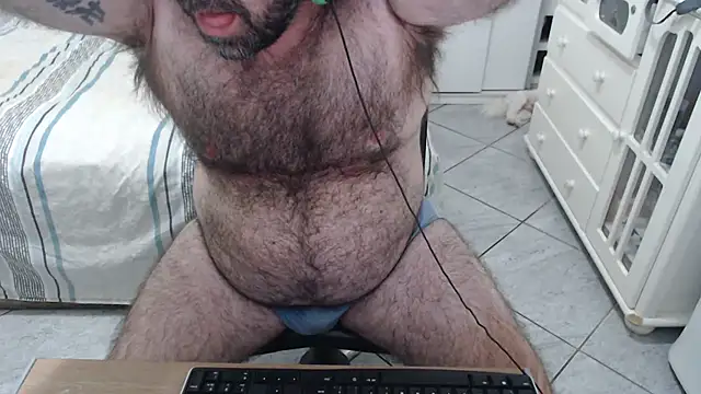 Show de MysterBearMG na webcam