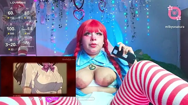 MilkyXSakuraのライブXXXチャット