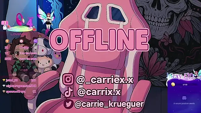 Chat XXX en directo de GamerCarrie