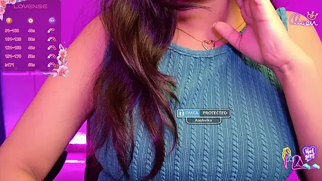 Aashvika élő XXX-chatje