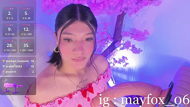 May_Fox_ élő XXX-chatje