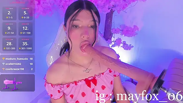 May_Fox_ 网络视讯表演
