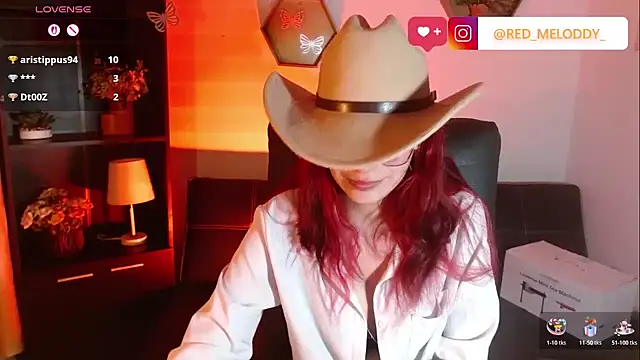 RedMeloddy Adlı Modelin Canlı XXX Sohbeti