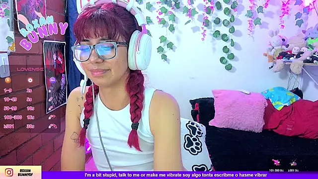 Živý XXX chat Roxanbunny1