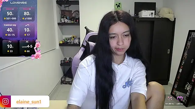 Chat +18 de elaine_sun1 ao vivo