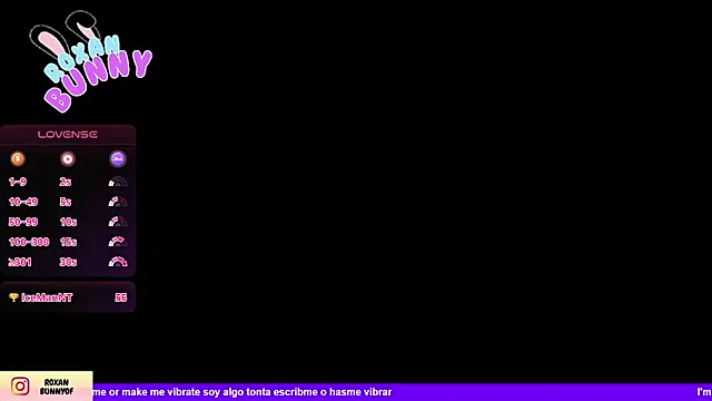 Chat XXX en directo de Roxanbunny1