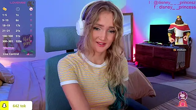 Chatroom XXX en direct de PrincessVS