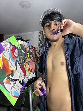 Show modela Lukas_cum na web-kameri