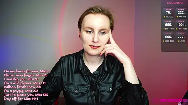 Živý XXX chat KinkyMissCherry