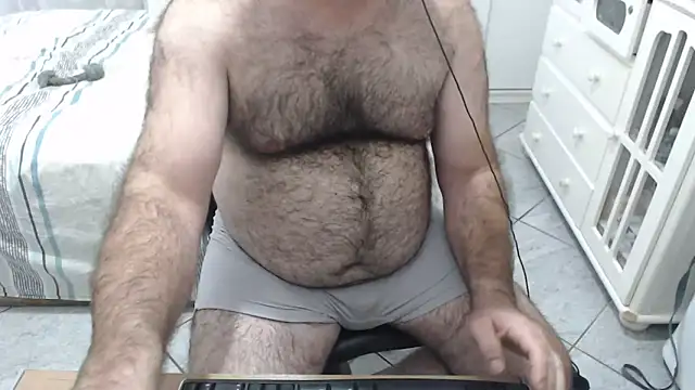 Show de MysterBearMG na webcam