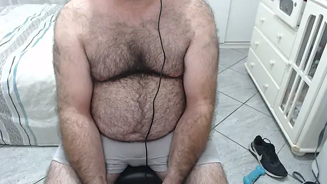 Show de MysterBearMG na webcam