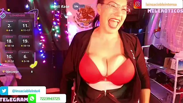 LaInsaciableIntensa Live XXX-chat