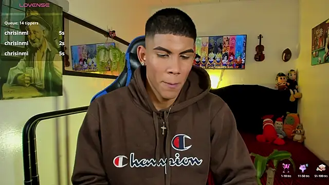 Show modela Damian_latinxxx na web-kameri