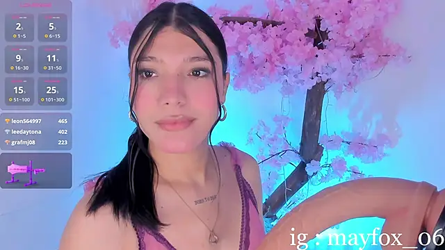 Show de May_Fox_ na webcam