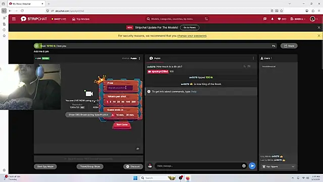 Webkamerová show spooky425hd