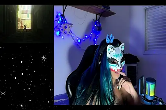 Show de bluesubmissive na webcam