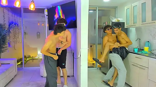 Show de Warrios_teams na webcam