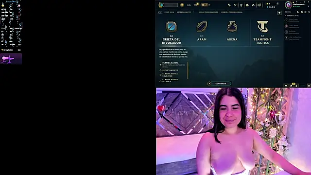 Chat +18 de DaphneContry ao vivo