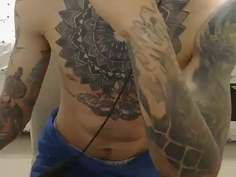 Show de smokingink na webcam