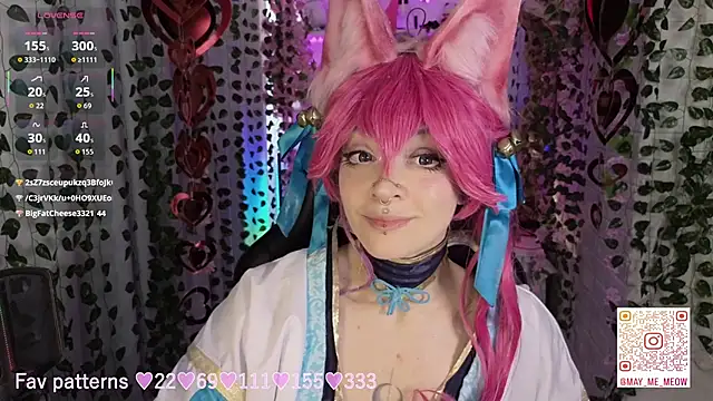 XXX chat uživo modela Mee-Meow