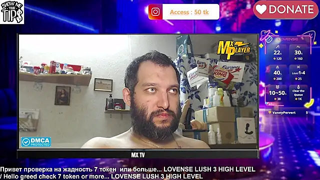 AnalChampionLovense777のウェブカメラショー