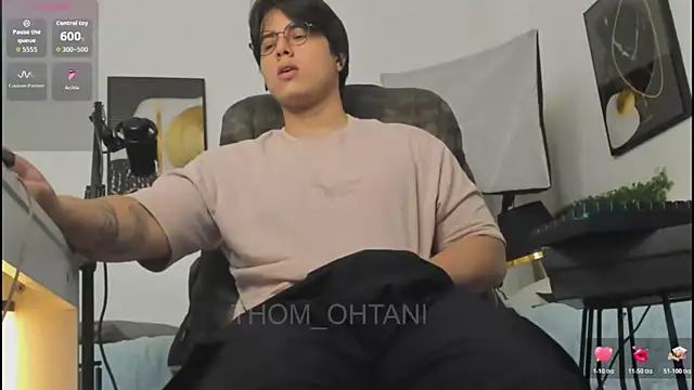 Show de Thom_Ohtani na webcam