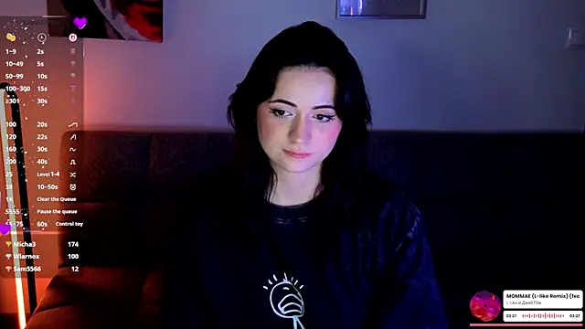 Show de missy3kissy na webcam