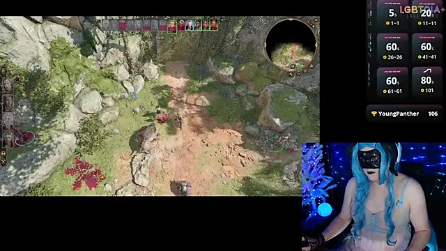 Show de StarshineMoonspark na webcam