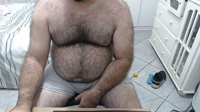 Show de MysterBearMG na webcam
