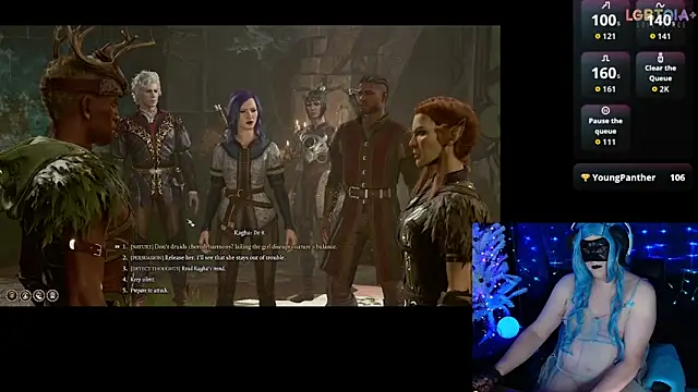 StarshineMoonspark: διαδικτυακό σόου στην κάμερα