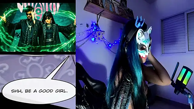 Show de bluesubmissive na webcam