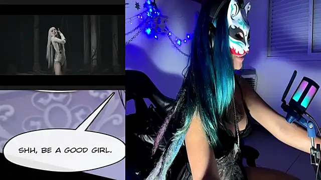 Show de bluesubmissive na webcam
